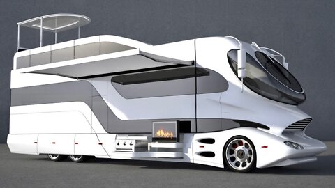 Most Insanely Luxurious RV In The World - EleMMent Palazzo With Sky Lounge