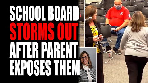 School Board STORMS OUT After Parent EXPOSES Them