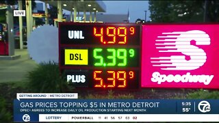 Gas topping $5 in Metro Detroit