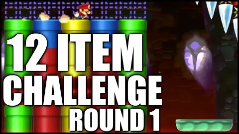 DEATH PERCEPTION | Mario Maker 2 | The Basement | 12 Item Challenge Round 1 (part 1)