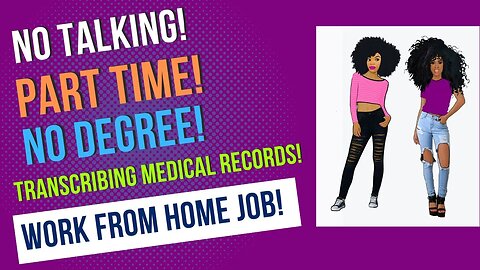 No Talking Work From Home Job Part Time Remote Job Anywhere USA Transcribing Medical Records