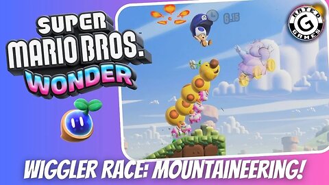 Super Mario Bros Wonder - Wiggler Race: Mountaineering!