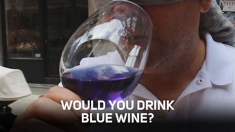 Blue wine? Cheers to the new wine hit!