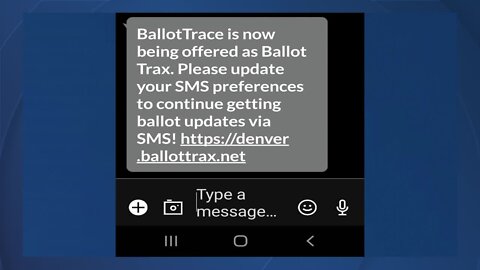 Denver sends 17,000 texts on ballot tracking change