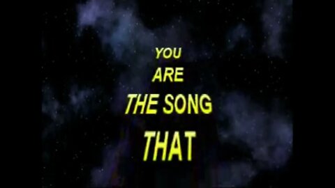 You are the words and the music. Uplifting piano rendition