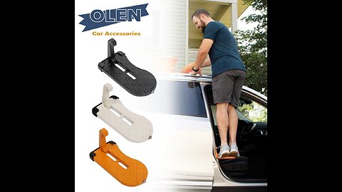 Annual Sale! Foldable Car Roof Rack Step Car Door Step