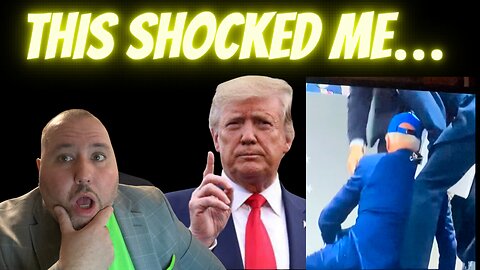 TRUMPS LIVE REACTION TO BIDEN FALLING.... Not what you think...