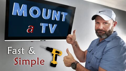 How to MOUNT a TV on the WALL || IN 5 EASY STEPS