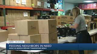 John 3:16 prepares Thanksgiving meal kits for more than 5,000 Tulsa families in need