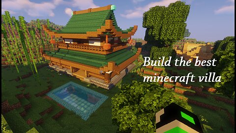 The first part of building a Minecraft villa city