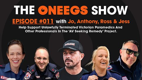 Oneegs Show Ep#11 - Professionals Seeking Legal Remedy
