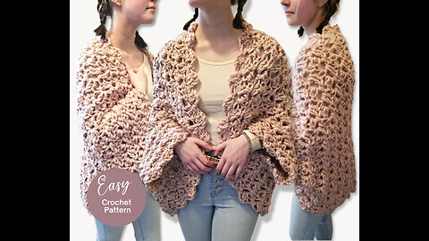 Crochet A Cocoon Cardigan In One Day With This FREE Crochet Pattern
