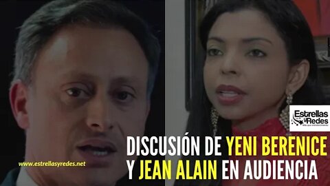 Se filtra audio de la discusión de Yeni Berenice y Jean Alain Rodríguez durante la audi