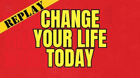 Change Your Life Today? Only You Can Decide to Listen. If You are Looking For a Sign, This is it.