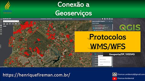 Conexão WMS/WFS com QGIS