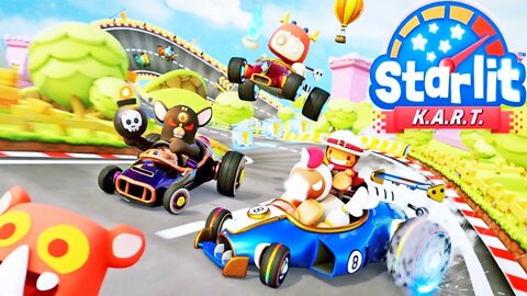 Starlit KART Racing: Copa Picos Paralelos - Primeira Gameplay