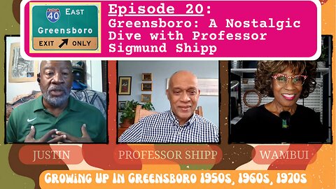Remembering How It Was Episode 20: A Nostalgic Dive with Professor Sigmund Shipp