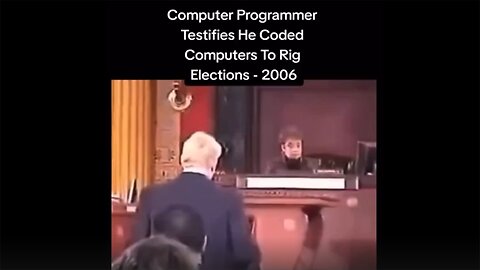 Computer Programmer Testifies He Helped Develop Vote-Flip Software for the 2000 Election;;
