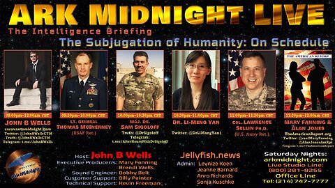 The Intelligence Briefing / The Subjugation of Humanity: On Schedule - John B Wells LIVE