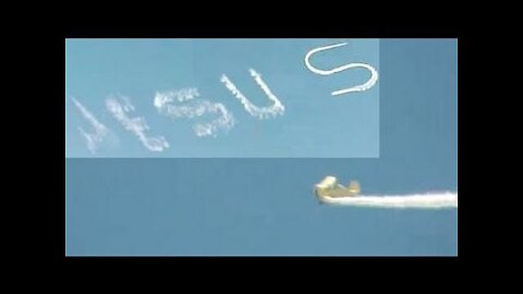 AMAZING Pilot writes Jesus in the Sky !