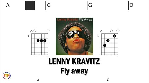LENNY KRAVITZ Fly away - (Chords & Lyrics like a Karaoke) HD