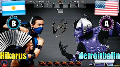 Ultimate Mortal Kombat 3 (Hikarus Vs. detroitballn) [Argentina Vs. U.S.A.]