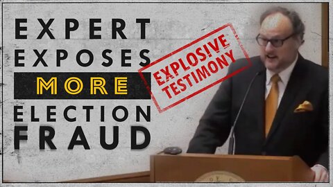 Explosive Testimony Exposes MORE Evidence of Election Fraud!