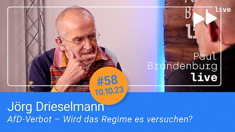 #58 – Jörg Drieselmann: AfD-Verbot – Wird das Regime es versuchen?