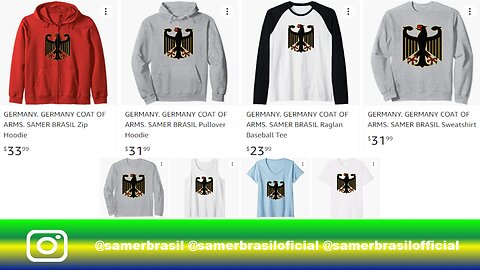 DEUTSCHLAND. GERMANY COAT OF ARMS - @SAMERBRASIL. AMAZON.COM REVIEW #2