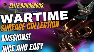 Wartime Surface Recovery Missions in Elite Dangerous Easy Method