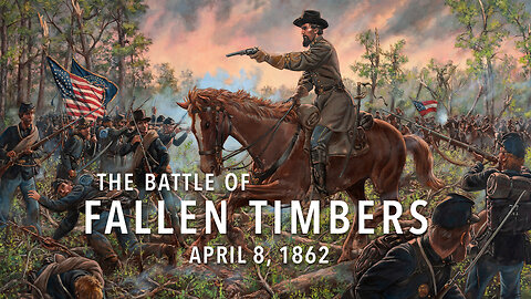 Civil War First Battle of Fallen Timbers Tennessee Oil Painting by Artist Mark Maritato