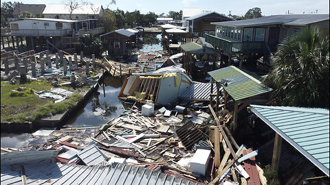 Hurricane Idalia Ravages Horseshoe Beach, Florida - Drone Video Aftermath