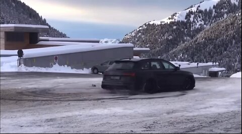 Audi RS6 on snow ❄️❄️