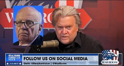 Bannon Slams Fox News & Murdock; "I never took their money. They can't tell me how high to jump."