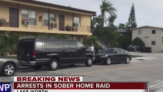 6 arrested in sober home raid