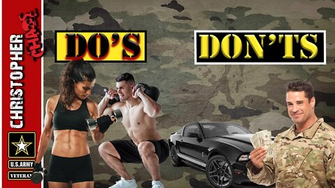 Do’s and Don’ts for active duty Army soldiers