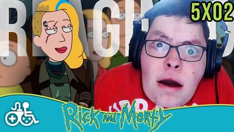 A BETH CLONE ESPACIAL VOLTOU na 5ª Temporada de Rick & Morty - 5X02 REACT DUBLADO PT-BR