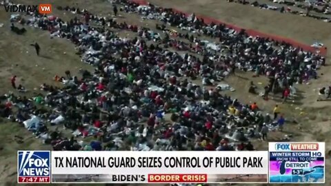 The Texas National Guard Takes Over Park, Blocks Border Patrol From Rio Grand Area