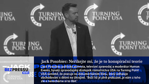 Jack Posobiec: Neříkejte mi, že je to konspirační teorie