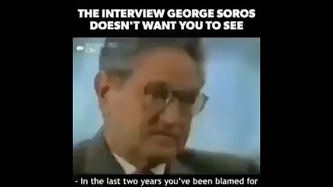 George Soros another of the many Anti Christs chosen to destroy Gods Creation. It is Biblical. Q