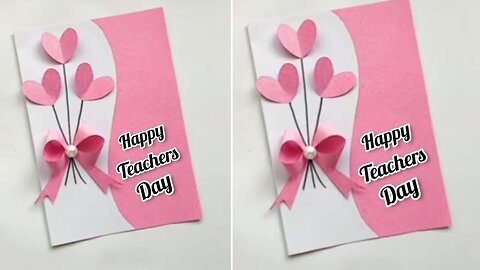 How to make Teacher's day card ideas / DIY Teacher's day greeting Card / Teacher's day card 2023