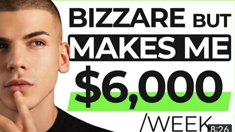 Most Bizzare $50,000-Month Method To Make Money