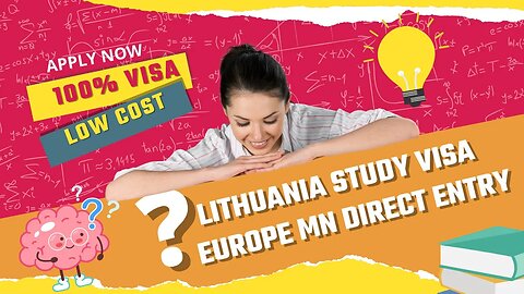 Ab Europe ki ye country dy gi sbko visa I Study In Lithuania from Pakistan in 2024 I TRAVEL GUIDES