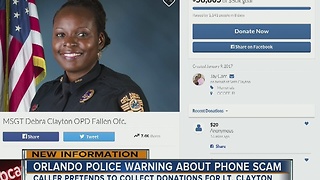 Orlando police warning about phone scam