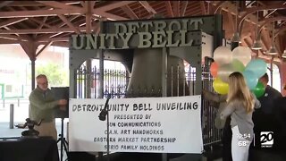 Historic 'Detroit Unity Bell' gets restored, on display at Eastern Market