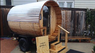 The hottest new business in Milwaukee, an urban pop-up sauna