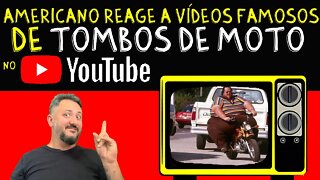 Americano Reage a vídeos "famosos" de TOMBOS de MOTO no YOUTUBE