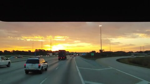 Sunrise in Indiapolis. Headed to Pensylvainia.
