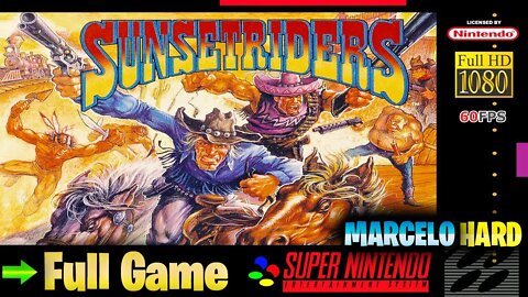 Sunset Riders: Steve - Super Nintendo (Full Game Walkthrough)