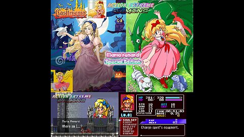 Castlevania Aria of Sorrow: Maria Renard Special Edition Mode (GBA Rom Hack) Sneak Preview